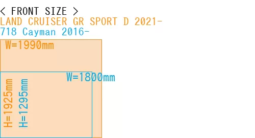 #LAND CRUISER GR SPORT D 2021- + 718 Cayman 2016-